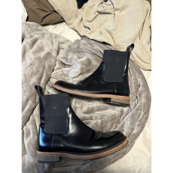 Men’s Acne Studios Leather Black Chelsea Boot Size 41eu 8us